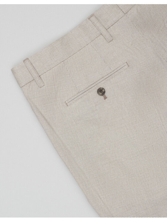 Borgio Borgio Spodnie garniturowe Teano Szary Slim Fit