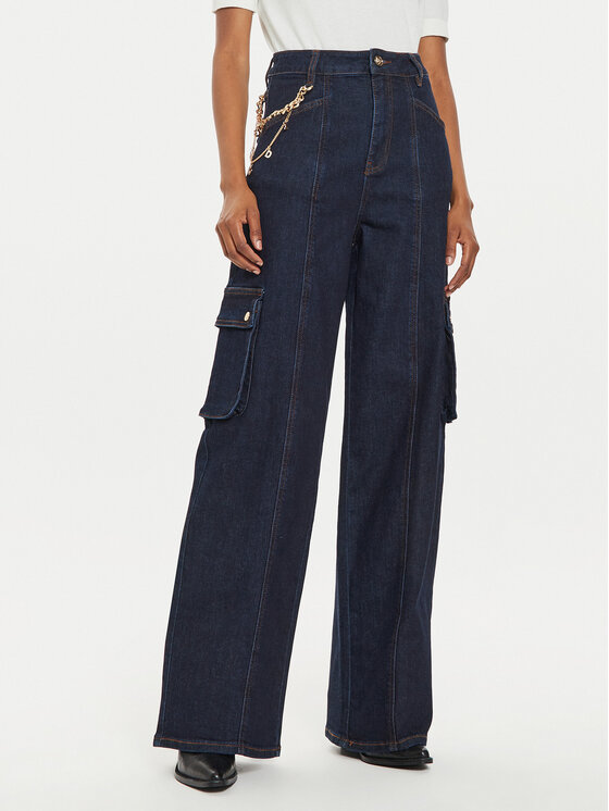 Gaudi Gaudi Jeans 421BD26014 Dunkelblau Wide Leg