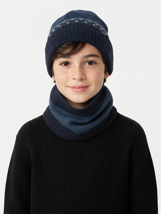 Mayoral Mayoral Completo cappello e scaldacollo 10069 Blu scuro