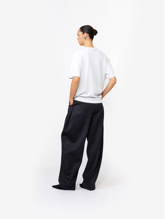 La Mania La Mania Tričko ALISA Biela Basic Fit
