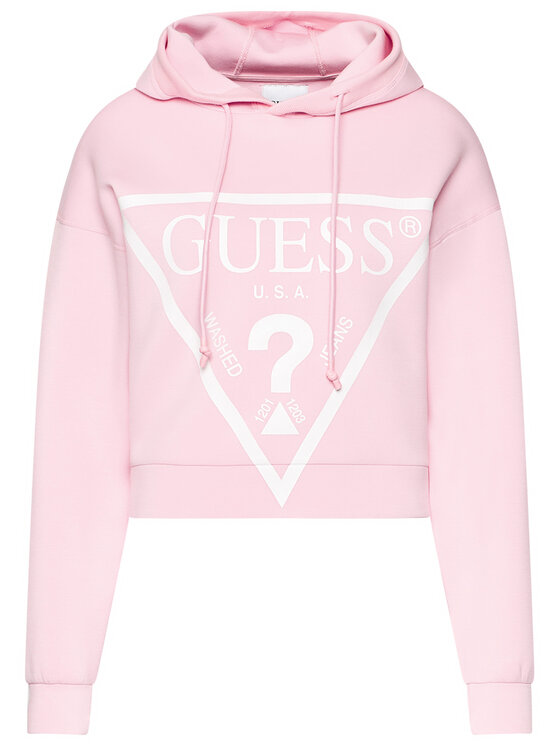 Guess Mikina O1ga29 Kamn2 Ruzova Regular Fit Modivo Sk