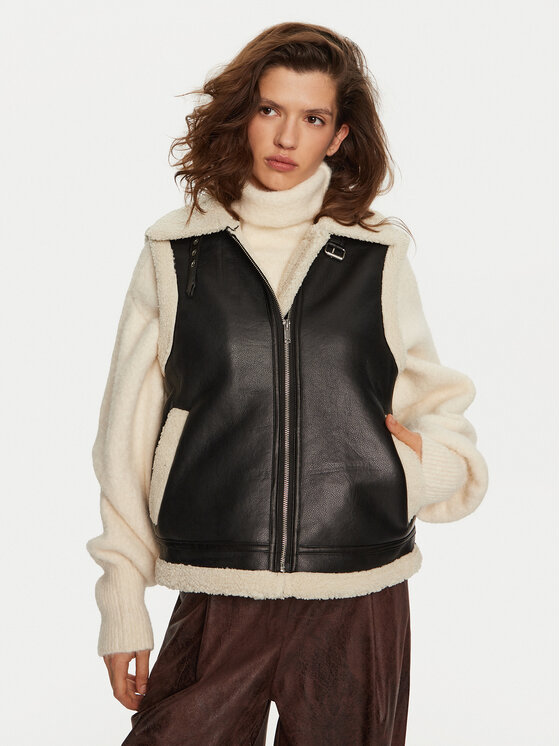 Pieces Smanicato Janelle 17152466 Nero Regular Fit, taglia : S