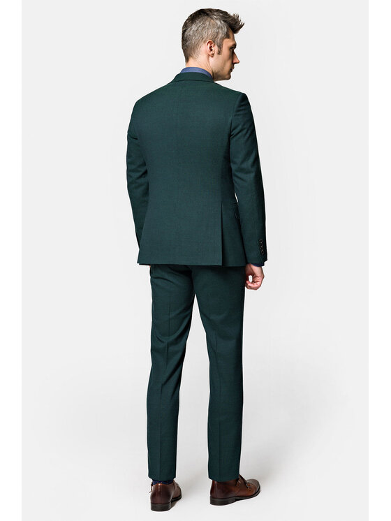 Lancerto Lancerto Garnitur Bristol GA073222000006 Zielony Slim Fit