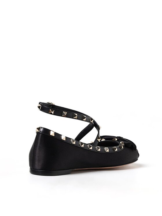 Valentino Garavani Valentino Garavani Baleriny 5W2S0HB6 Czarny