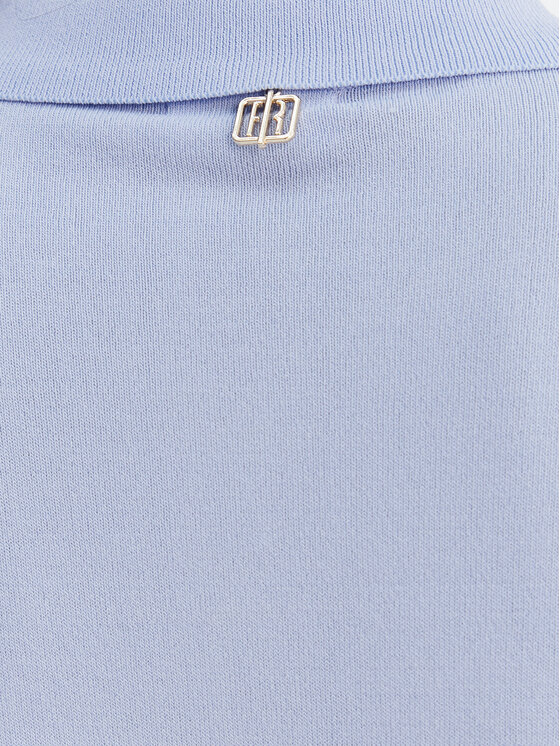 Fracomina Fracomina Polo FR26ST7003K524R9 Ανοιχτό μπλε Regular Fit