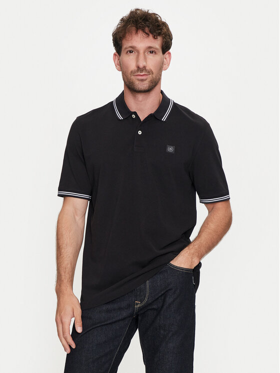 Bugatti Polo 8150 55001A Melns Slim Fit