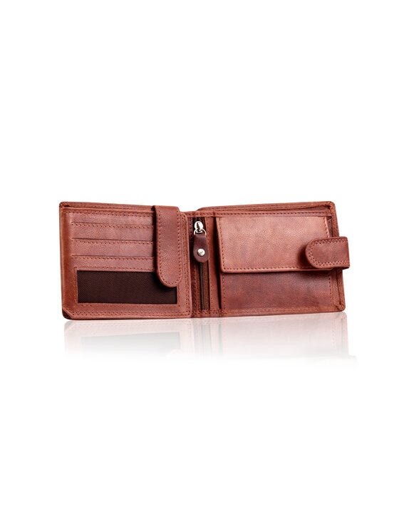 Mustang Mustang Portfel DENIMO WALLET Brązowy