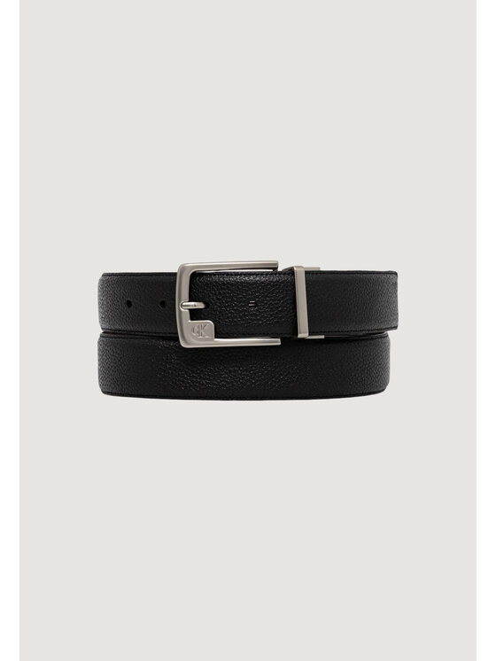 Calvin Klein Calvin Klein Ζώνη Ανδρική SSNL MONO FRAME BUCKLE 35MM ADJ/ Μαύρο