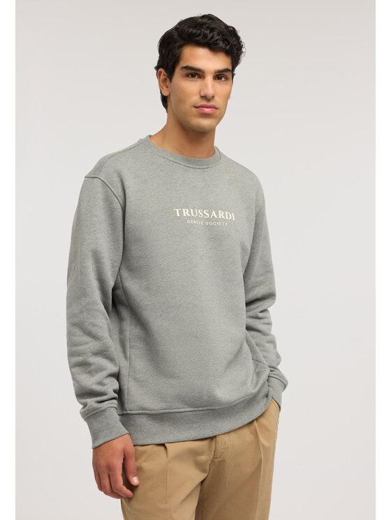 Trussardi Trussardi Felpa G8468500249N0M3 Grigio Regular Fit