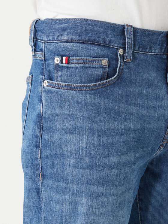 Tommy Hilfiger Tommy Hilfiger Jeans hlače Bleecker Jax Indigo MW0MW42316 Modra Slim Fit