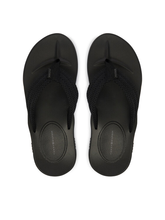 Tommy Hilfiger Tommy Hilfiger Japonke Molded Padded Hilfiger B Sandal FM0FM05901 Črna