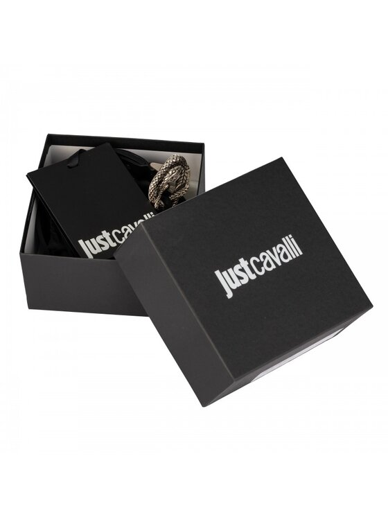 Just Cavalli Pasek NODO SNAKE Czarny | Modivo.pl