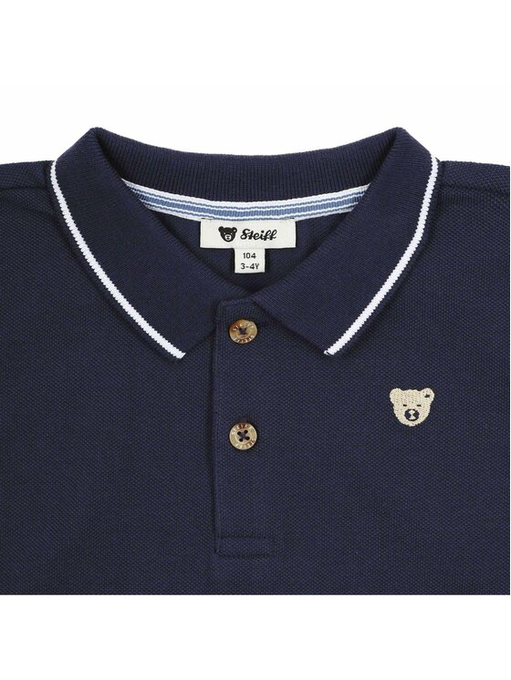 Steiff Steiff Polo 28280 Niebieski Comfort Fit