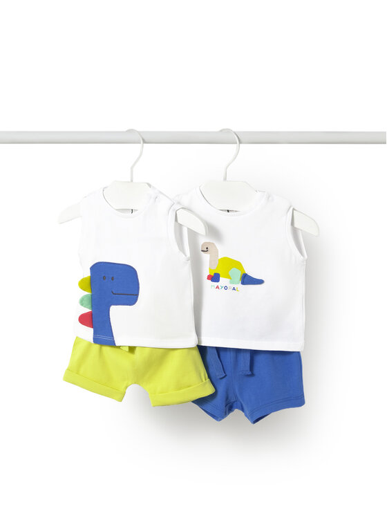 Mayoral Mayoral Set top i pantaloni scurti 1625 Colorat Regular Fit