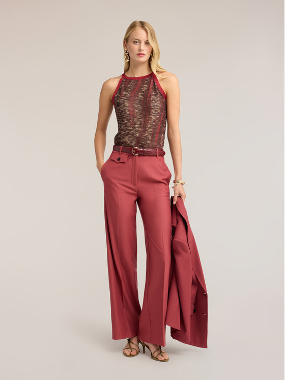 Motivi Motivi Maglione M318W004035N0S6 Rosso Regular Fit