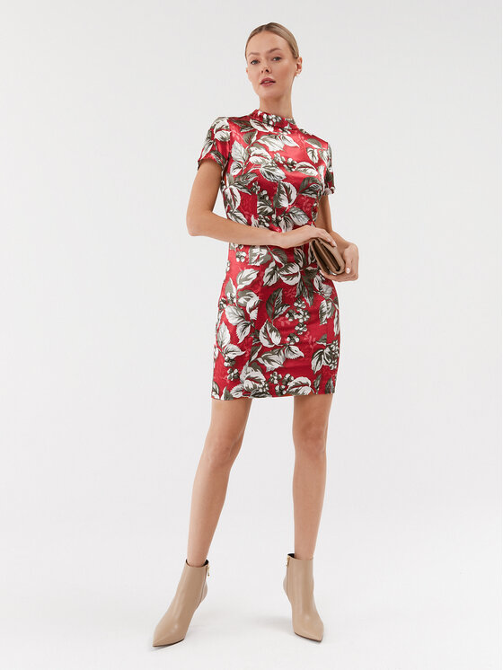 Guess Guess Sukienka codzienna Sandra W3BK90 W95V0 Kolorowy Regular Fit