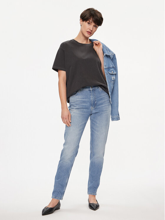 Calvin Klein Jeans Calvin Klein Jeans Jeansy J20J222764 Modrá Mom Fit
