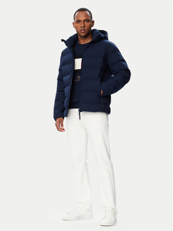 Tommy Hilfiger Tommy Hilfiger Μπουφάν χειμωνιάτικο MW0MW44977 Σκούρο μπλε Regular Fit
