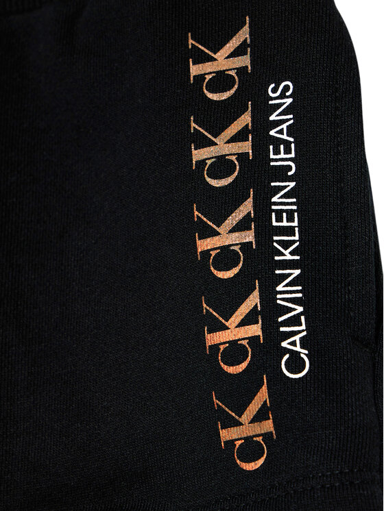 Calvin Klein Jeans Calvin Klein Jeans Szorty sportowe Repeat Foil IG0IG00870 Czarny Regular Fit
