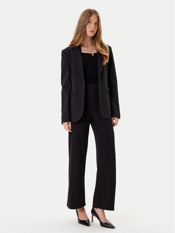 Rinascimento Rinascimento Stoffhose CFC0125304003 Schwarz Regular Fit