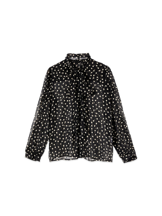 Oltre Oltre Koszula 5052J000982N0Z3 Czarny Regular Fit