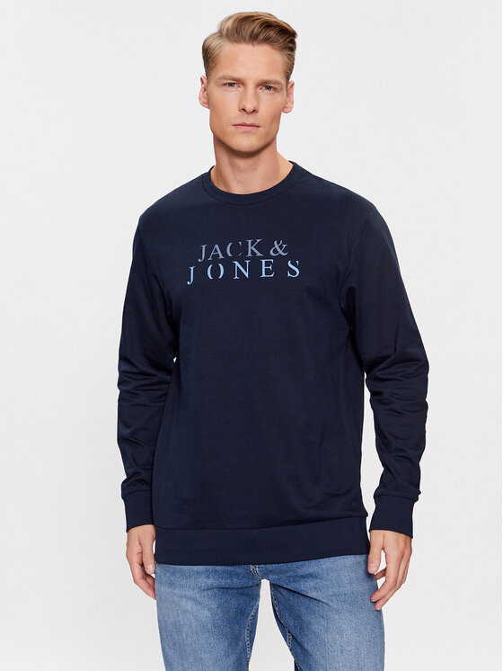 Jack&Jones Jack&Jones Pulóver 12244404 Sötétkék Standard Fit