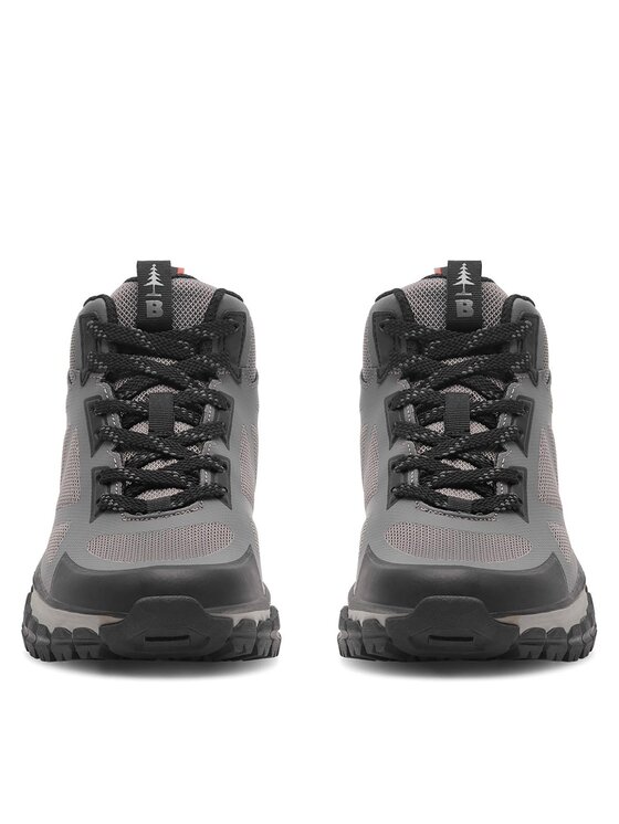 BASS OUTDOOR BASS OUTDOOR Schnürstiefeletten BA12T001 Grau