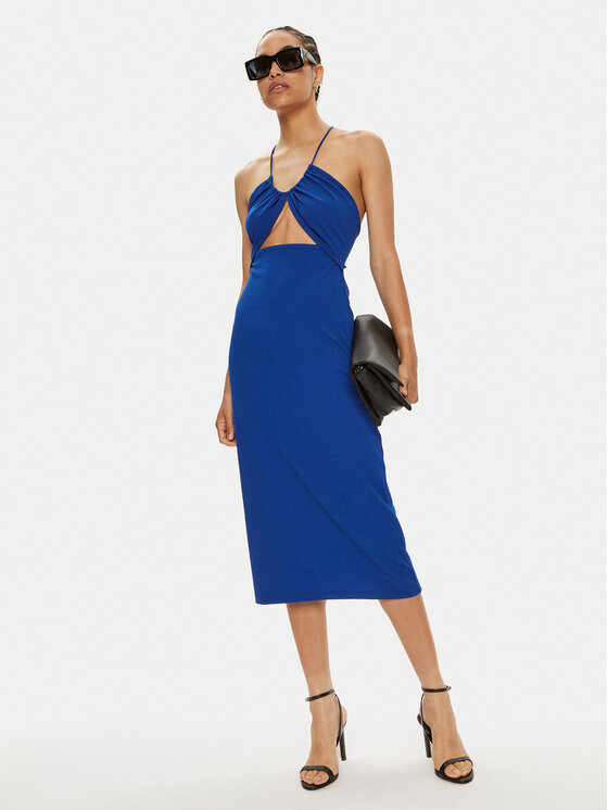 Calvin Klein Jeans Calvin Klein Jeans Rochie cocktail J20J223514 Albastru Slim Fit