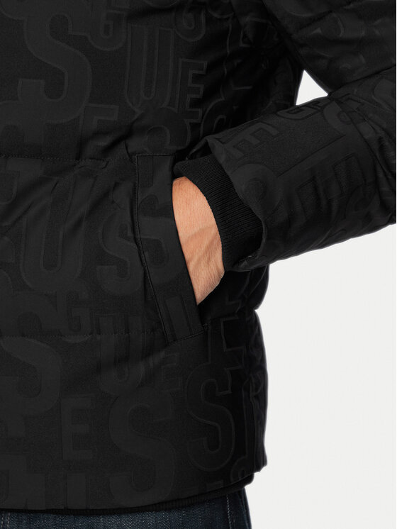 Guess Guess Žieminė striukė M6BL38 W4149 Juoda Regular Fit