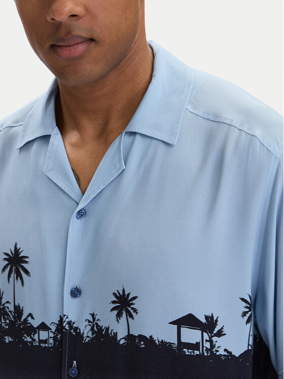 BOSS BOSS Hemd Lapisy_M 50559633 Himmelblau Relaxed Fit