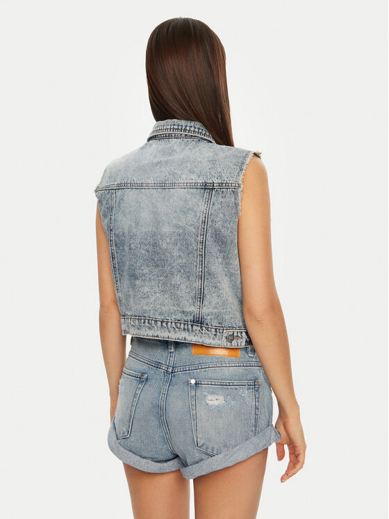One Teaspoon One Teaspoon Weste 26832 Blau Regular Fit
