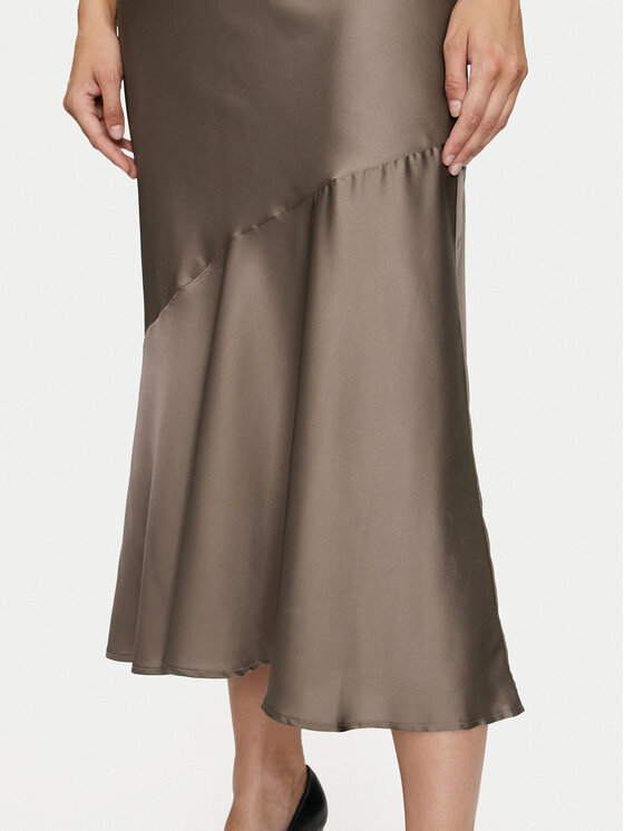 Guess Guess Midi szoknya New Linda W4YD1B WF1T2 Barna Regular Fit