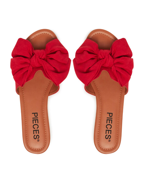 Pieces Pieces Pantoletten 17156846 Rot