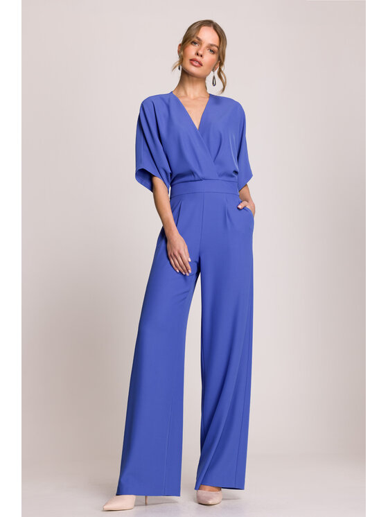 Stylove Stylove Overal S395 Modrá Sexy Straight Fit