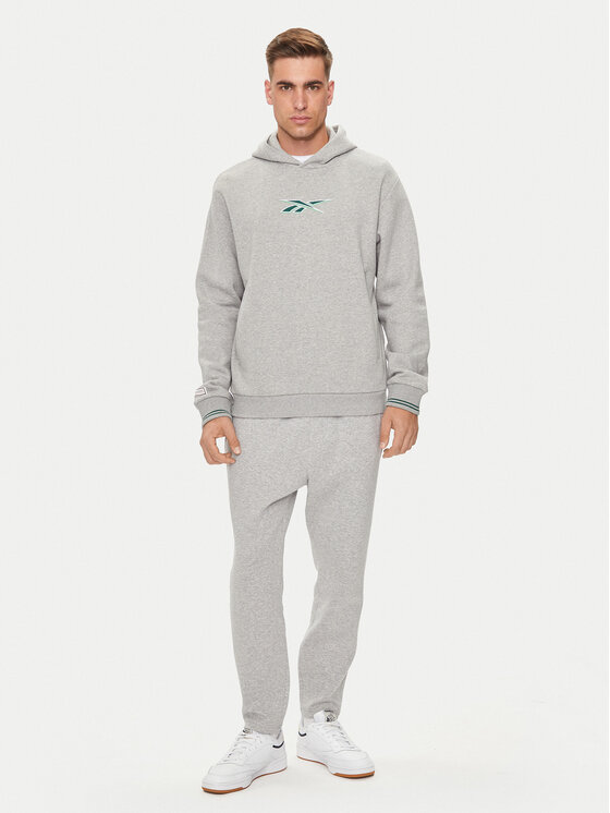 Reebok Reebok Суитшърт Classic Uniform 100075560 Сив Regular Fit