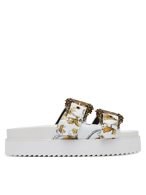 Şlapi Versace Jeans Couture 78VA3SM1 ZS366 G03 Alb