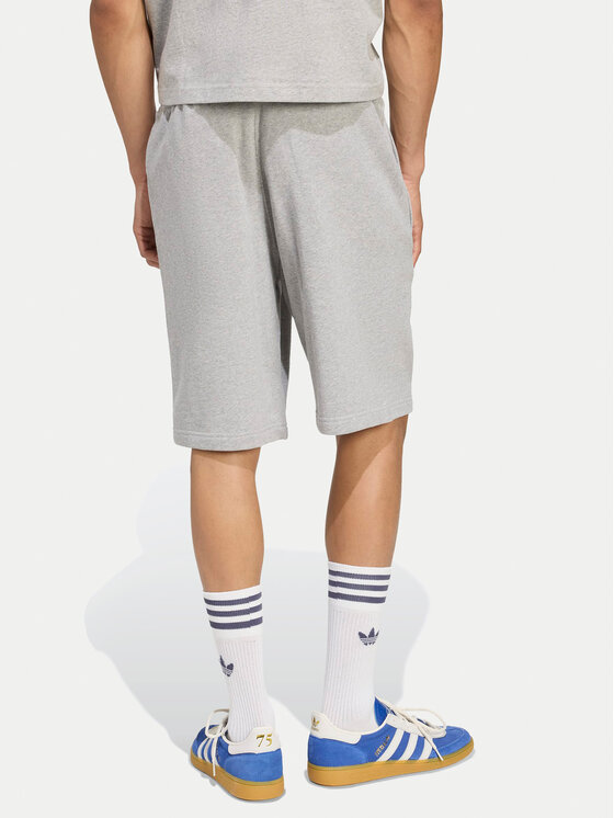 adidas adidas Sportske kratke hlače Essentials Trefoil JW8624 Siva Regular Fit