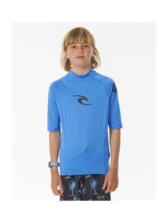Rip Curl Rip Curl Koszulka do pływania Brand Wave Upf S/S-Boy Niebieski