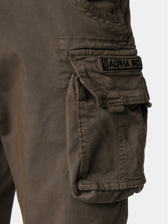 Alpha Industries Alpha Industries Šortky z materiálu Crew 176203 Šedá Slim Fit
