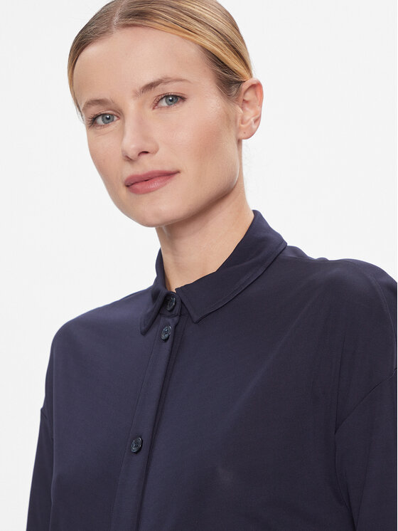 Armani Exchange Armani Exchange Košeľové šaty 3DYADD YJEAZ 1593 Tmavomodrá Regular Fit