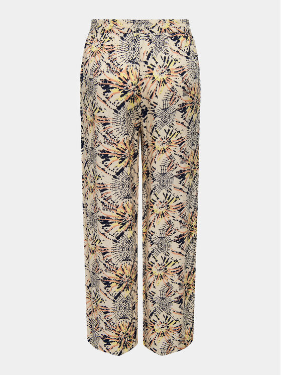 JDY JDY Riidest püksid 15295021 Beež Regular Fit