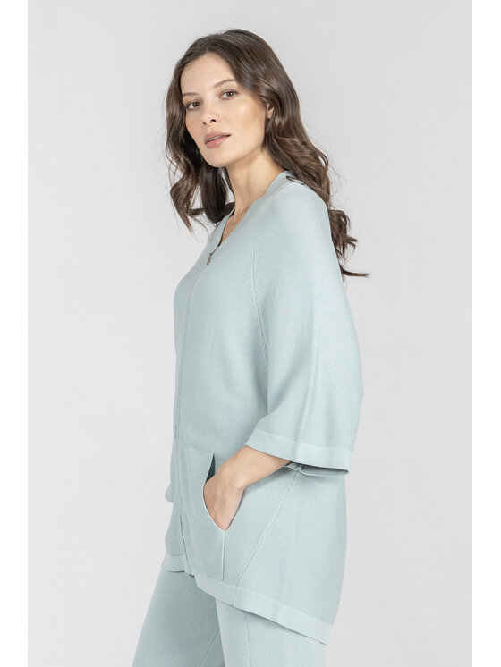 Deni Cler Milano Deni Cler Milano Bluza T-DC-W005-F2-20-43-1 Zielony Loose Fit