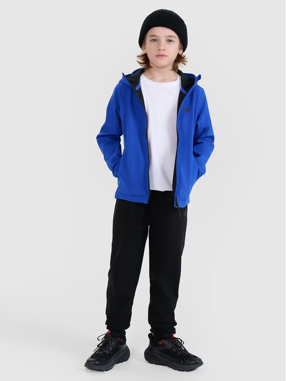 4F 4F Kurtka softshell 4FJWSS25TSOFM306-36S Niebieski Regular Fit