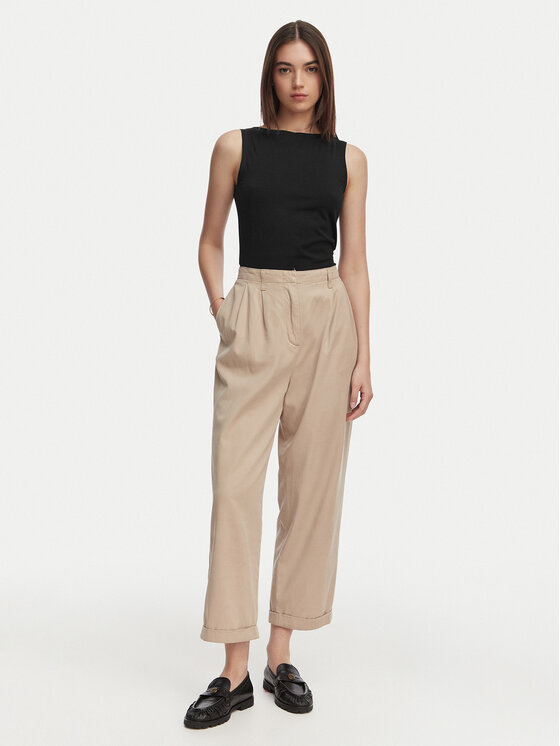 Vero Moda Vero Moda Top Panda 10314416 Czarny Slim Fit