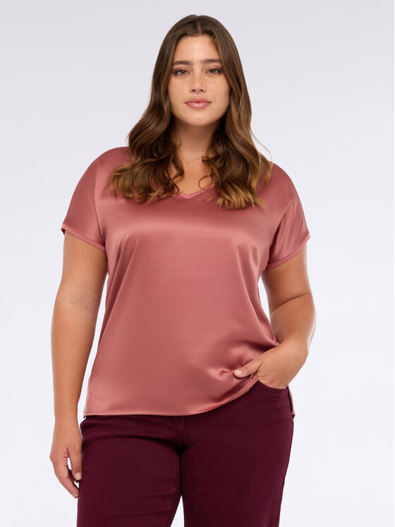 Fiorella Rubino Fiorella Rubino T-shirt G063L508553N0A6 Arancione Regular Fit