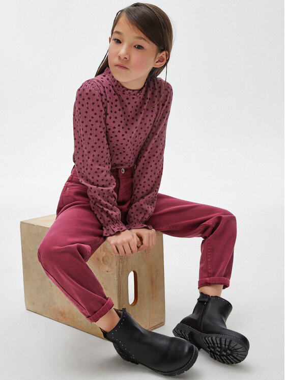 Mayoral Pantaloni din material 7.510 Violet Regular Fit