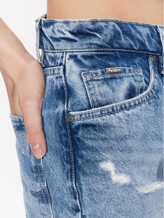 Pepe Jeans Pepe Jeans Дънкови шорти Suzie PL801003WU3 Син Regular Fit