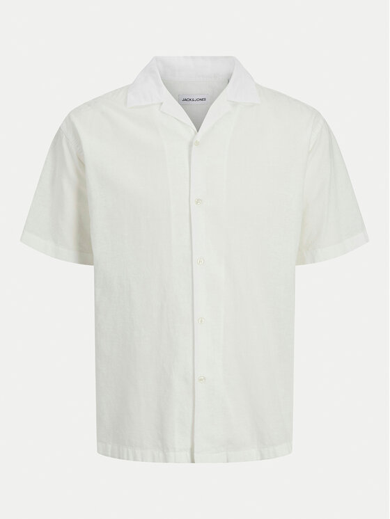 Jack&Jones Jack&Jones Krekls Breeze Resort 12268967 Balts Relaxed Fit