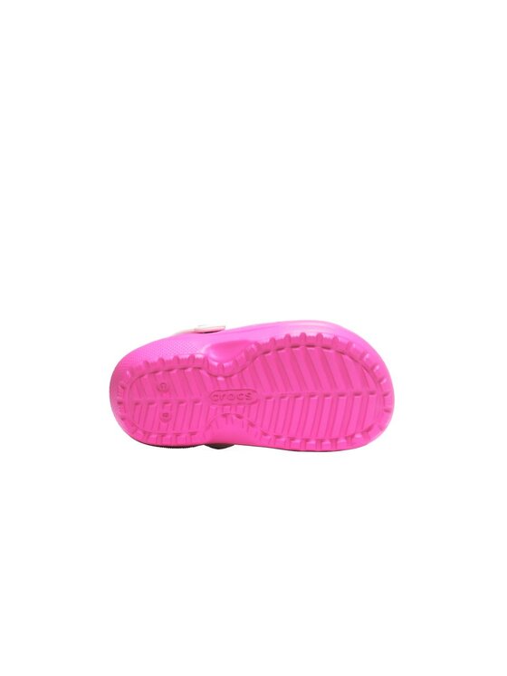 Crocs Crocs Klapki Classic Lined Clog Kid's Różowy