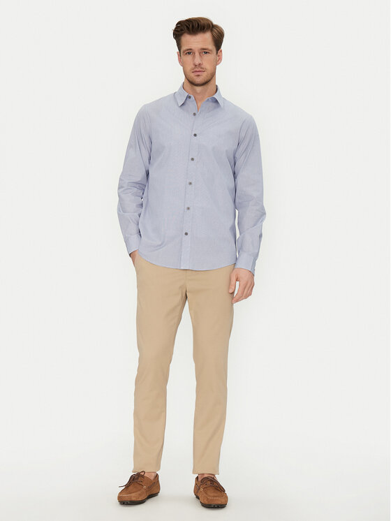 Armani Exchange Armani Exchange Camicia XM000445 AF13007 FB056 Celeste Regular Fit